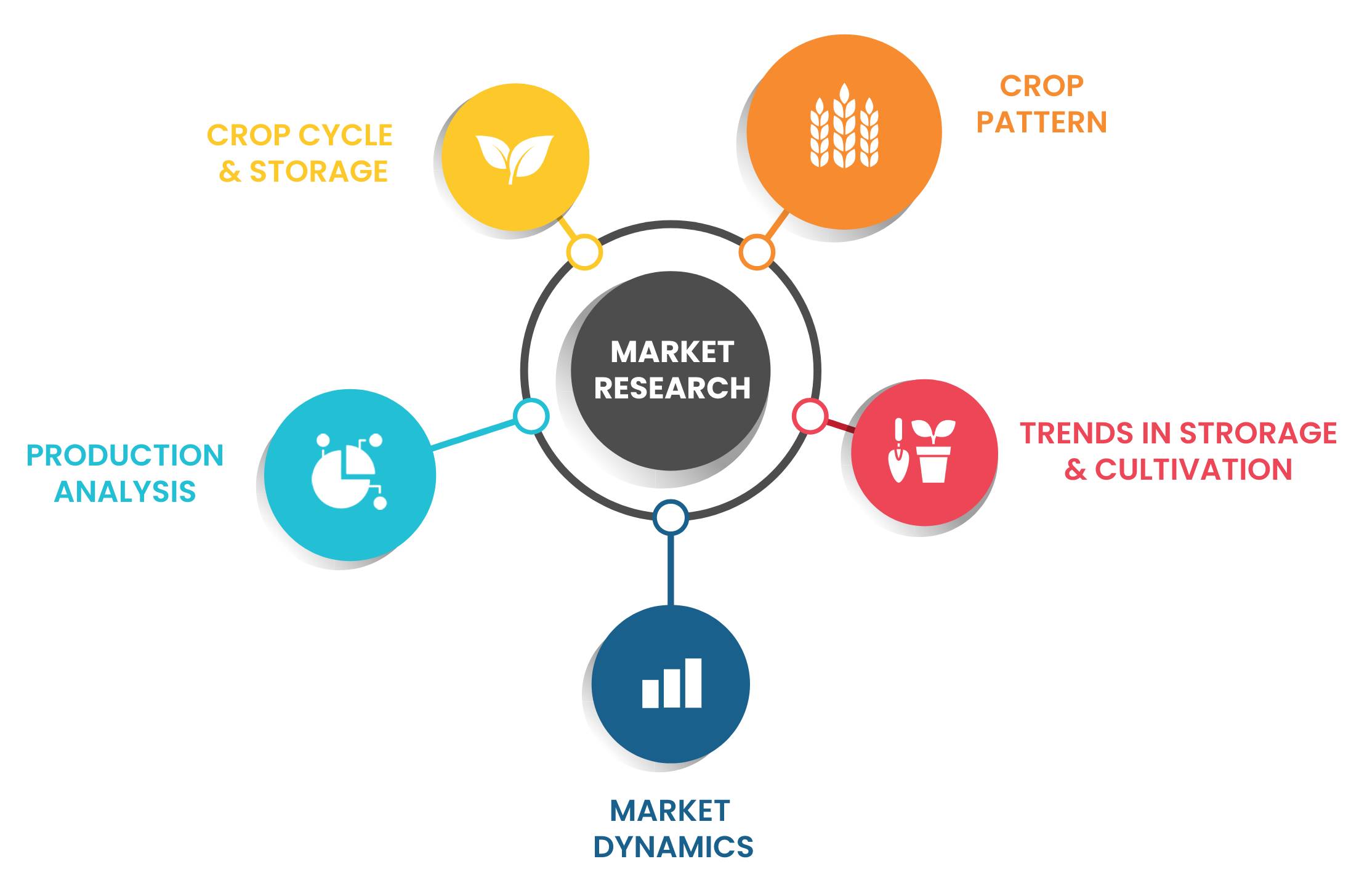 Market research for crop and grains in india